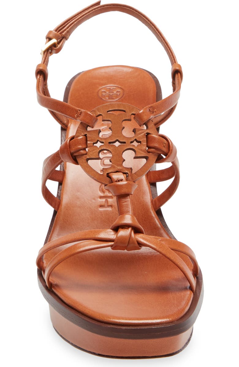 Tory Burch Miller Knotted Wedge Sandal, Alternate, color,