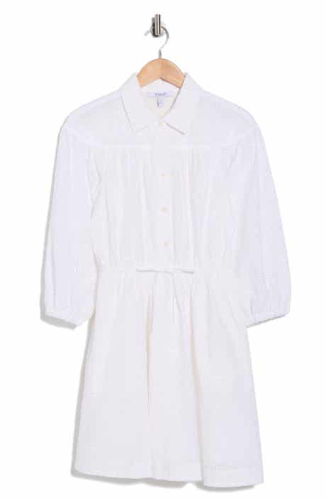 Derek Lam Arbi Cotton Eyelet Shirtdress