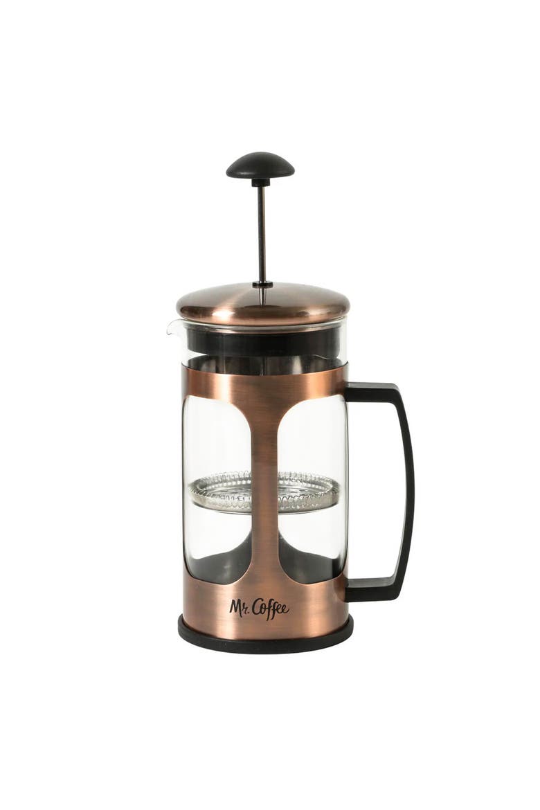 30 Ounce Daily Brew French Press Coffee Maker in Copper, Alternate, color, Copper