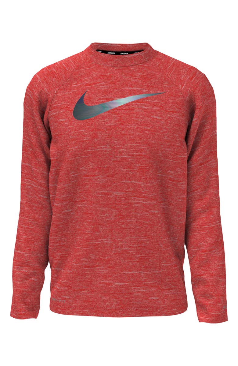Nike Kids' Hydroguard Swim T-Shirt, Main, color, University Red