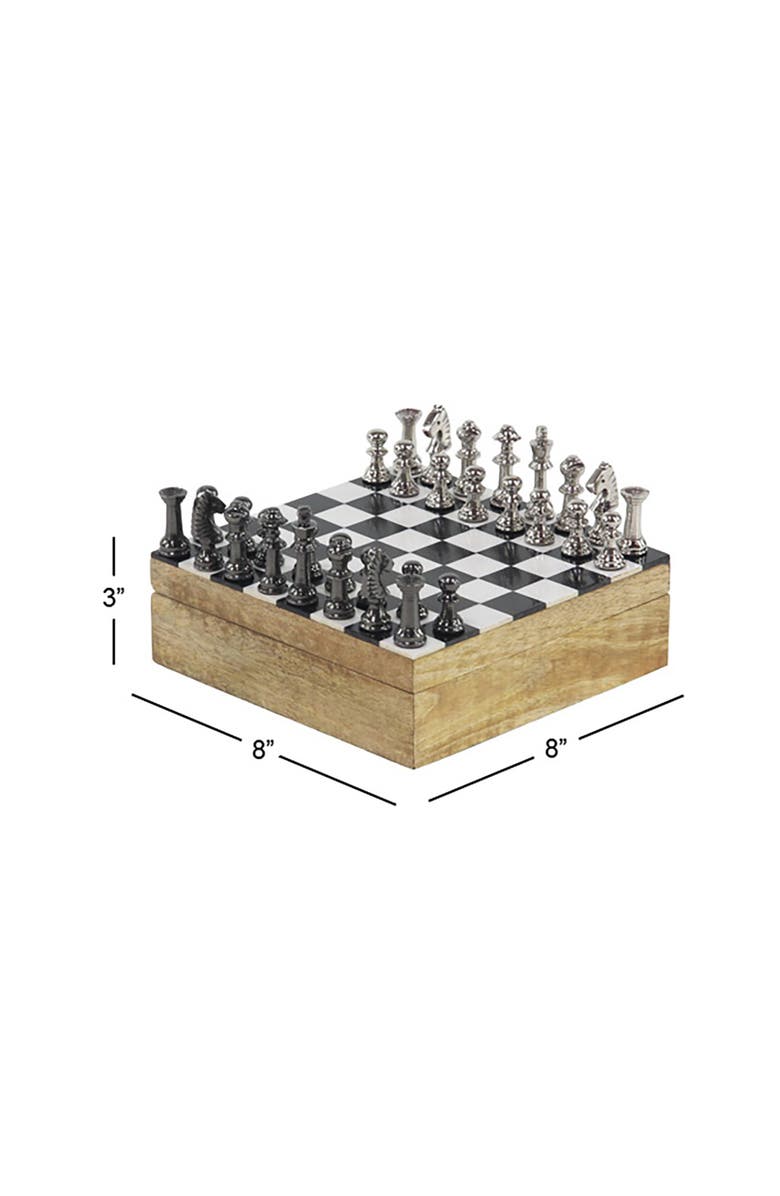 SONOMA SAGE HOME Multi Wood Traditional Chess Game Set, Alternate, color,