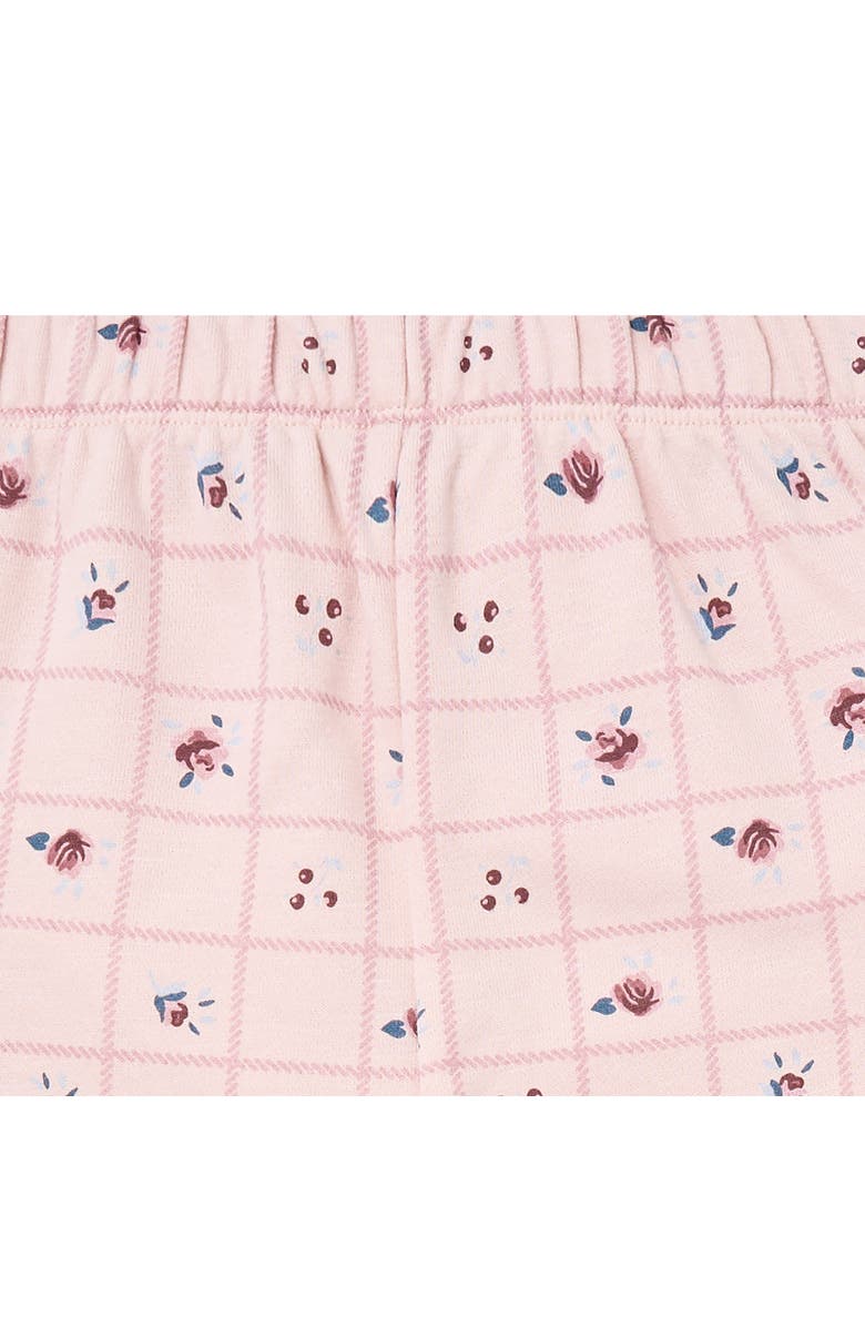 Modern Moments<sup>™</sup> by Gerber Drop Shoulder Sweatshirt and Sweatpant Set, Alternate, color, Pink Happy Place