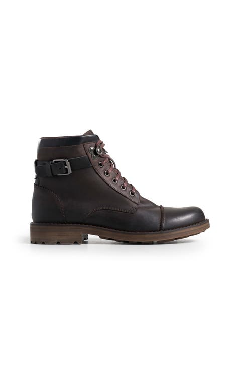 Top Grain Leather Boots For Men Vintage Ankle Boot
