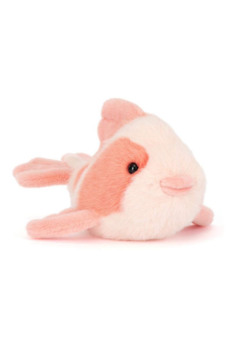 Fancy Carp Small Plushie, Main, color, PINK MULTI