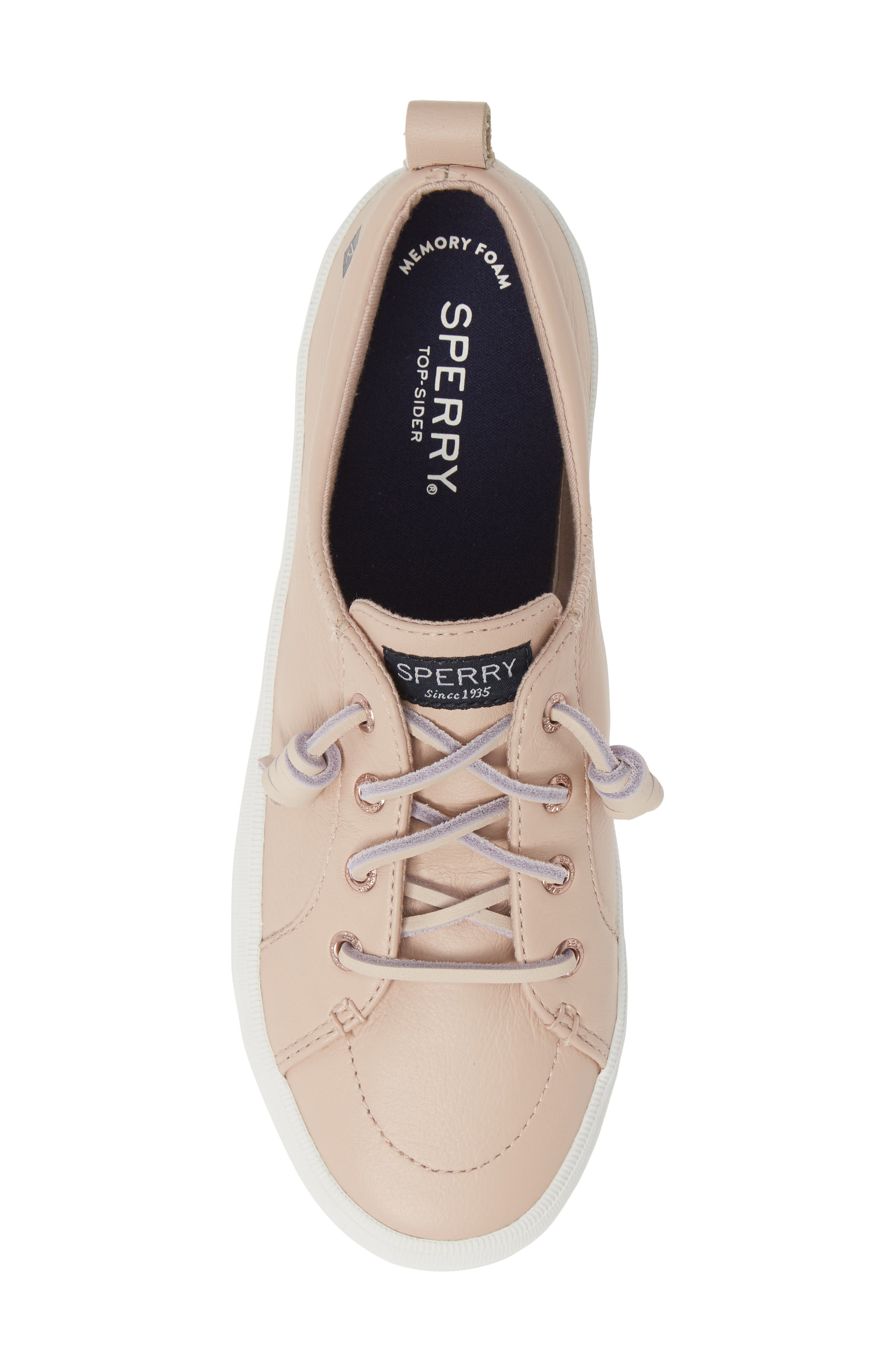 Crest Vibe Platform Sneaker, Alternate, color, ROSE LEATHER