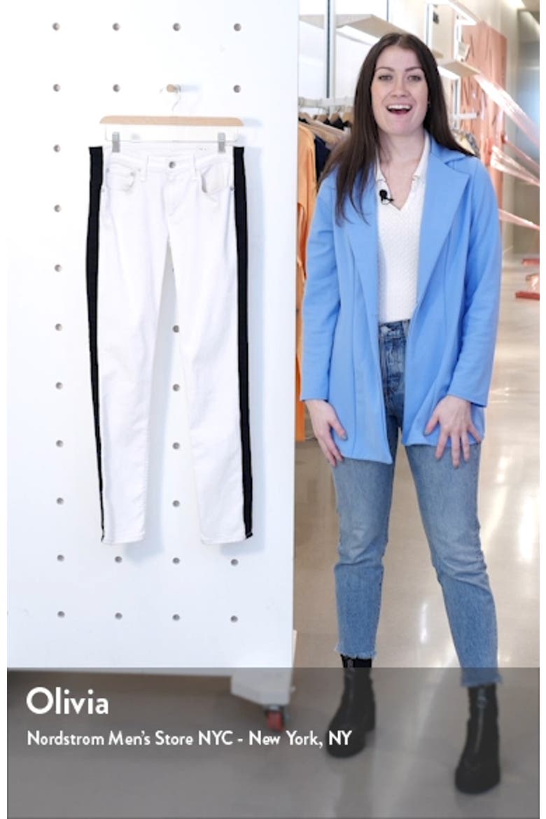 Dre Side Stripe Slim Boyfriend Jeans video