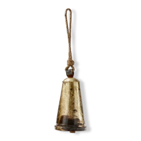Heritage Bell Extra Large Decorative Object Antique Brass Gold