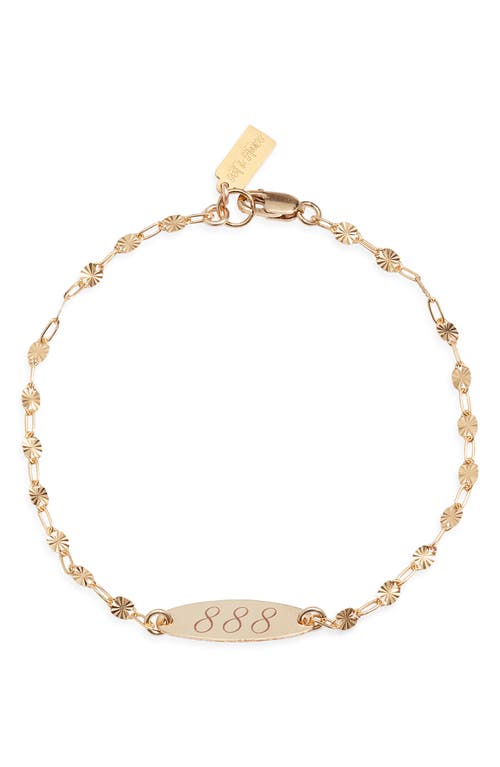 Set & Stones Engraved Angel Number Bracelet