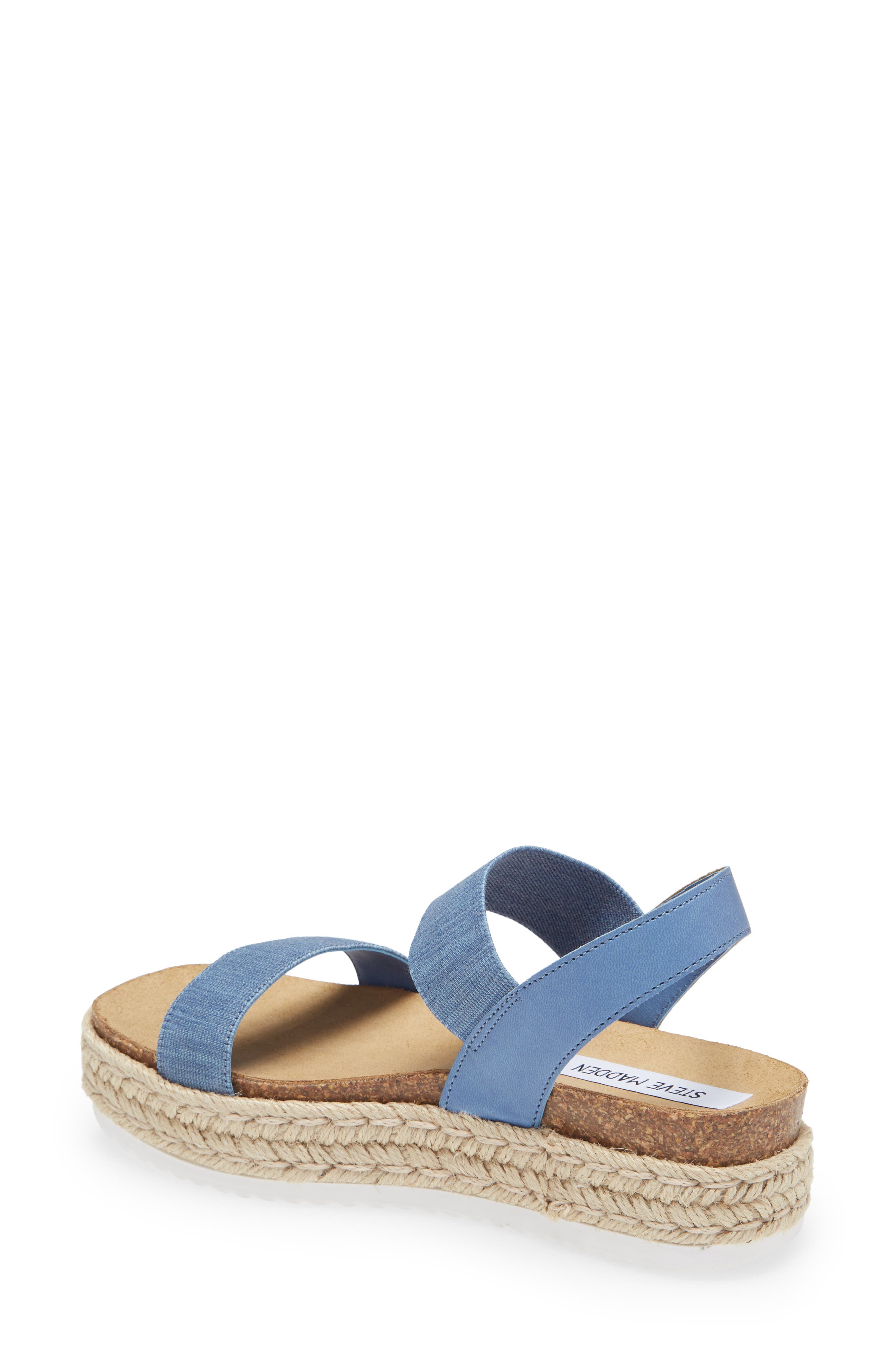 Jaklyn Espadrille Platform Sandal, Alternate, color, DENIM