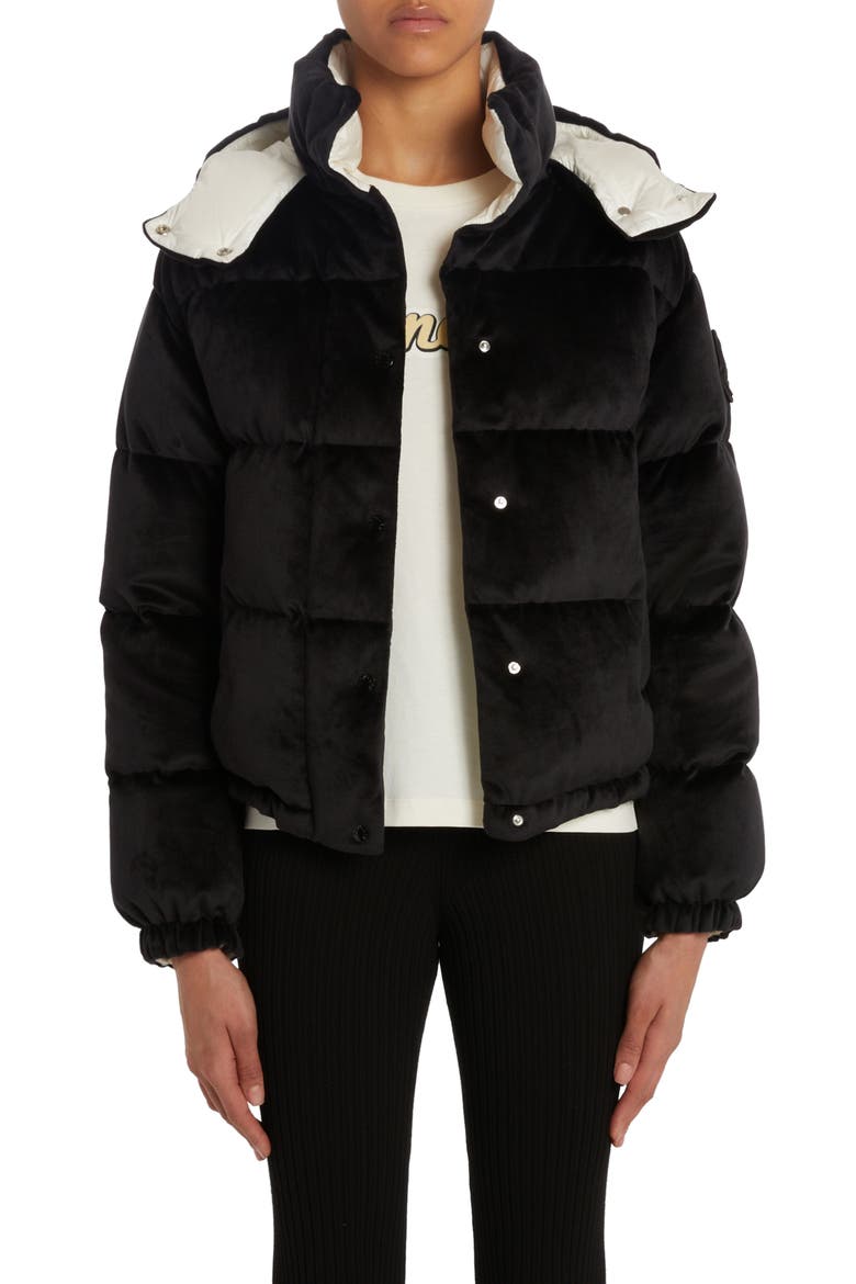 Daos Quilted Down Jacket, Main, color, BLACK