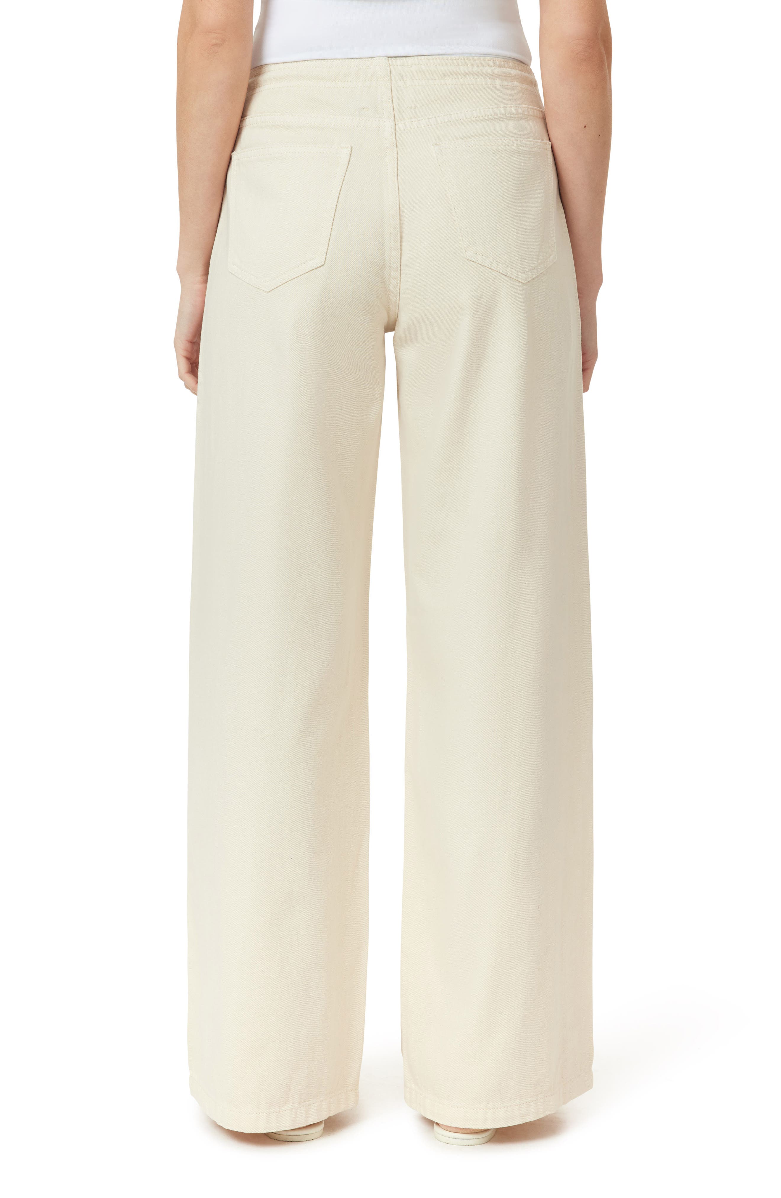 Lia Drawstring Wide Leg Jeans - image 4