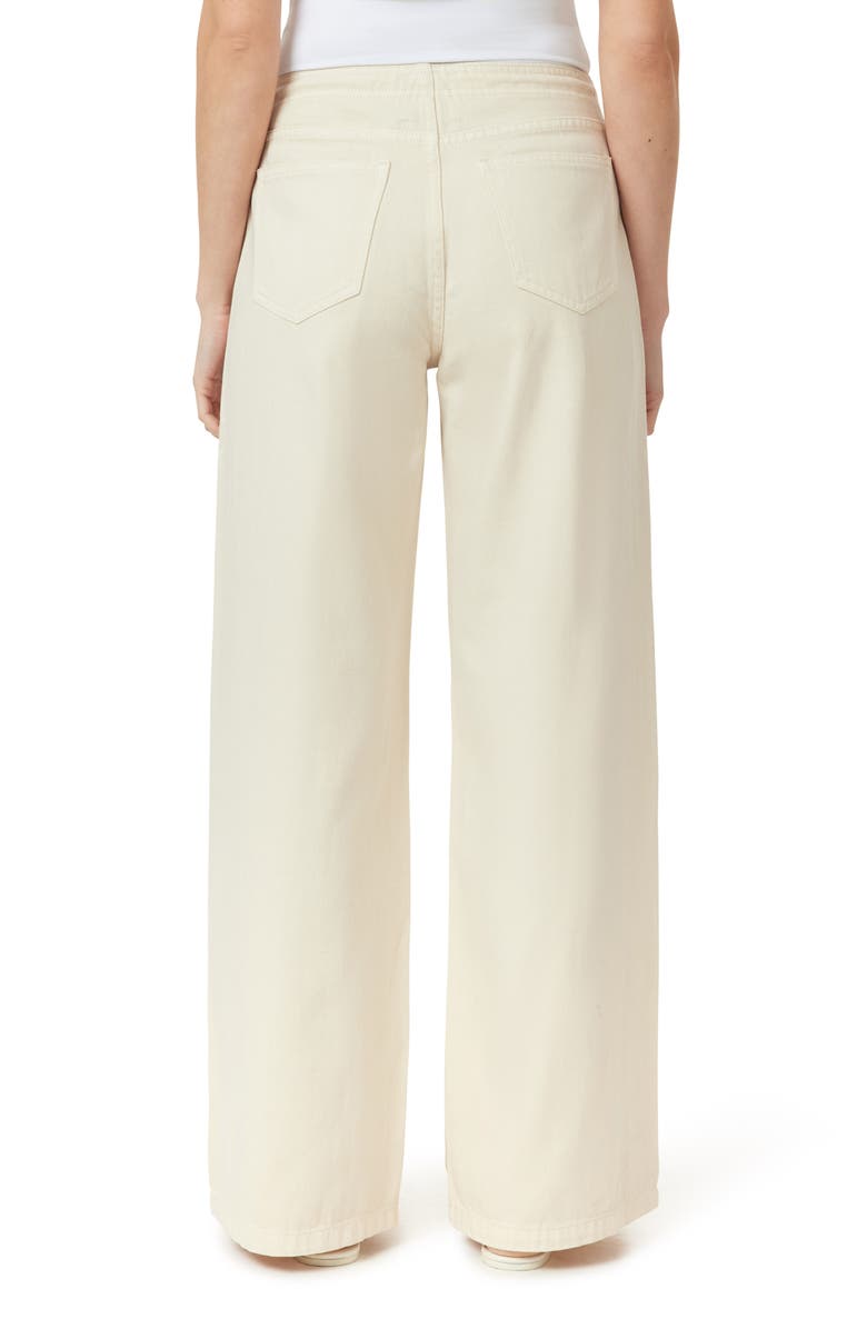 Habitual Lia Drawstring Wide Leg Jeans, Alternate, color, Stone