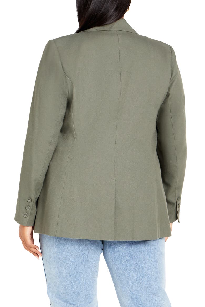 Clea One-Button Blazer, Alternate, color, SOFT SAGE