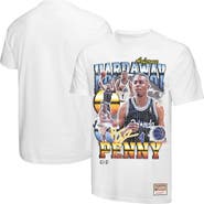 Mitchell & Ness Men's Mitchell & Ness Penny Hardaway White Orlando Magic Hardwood Classics Commemorative Player Collage T-Shirt