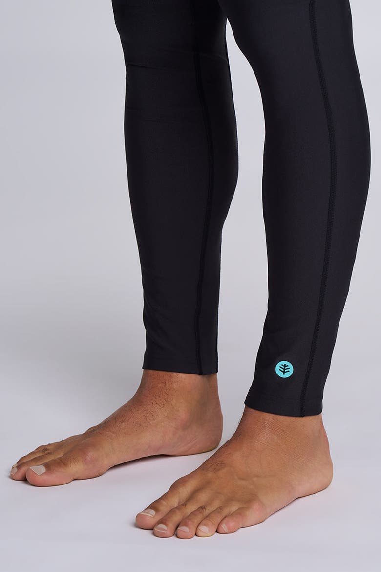 Men's Deep Water Swim Tights, UPF 50+ Sun Protection, Alternate, color, Black