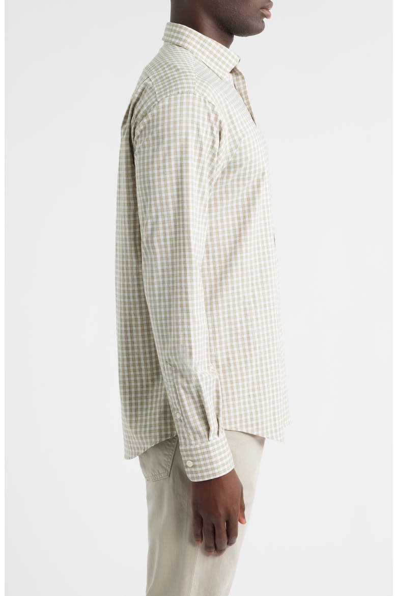Westwood Plaid Button-Up Shirt, Alternate, color, HAZELNUT