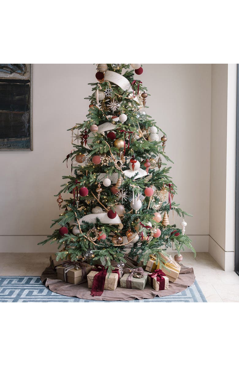 CG Hunter Velvet Tree Skirt, Alternate, color, Espresso