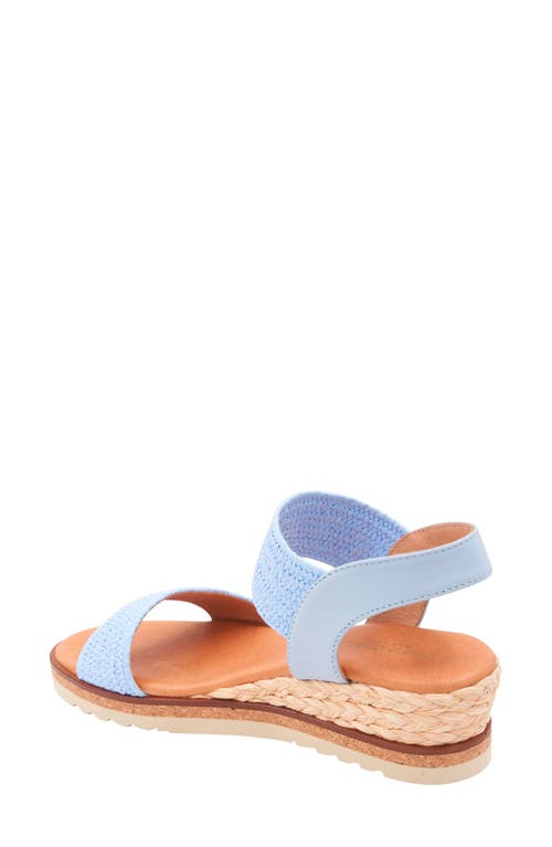 Andre Assous André Assous Neveah Featherweight Wedge Sandal In Sky Blue