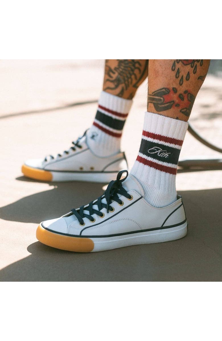 P.F. Flyers All-American Clubhouse Low-Top Sneaker, Alternate, color, Sand-Sapphire