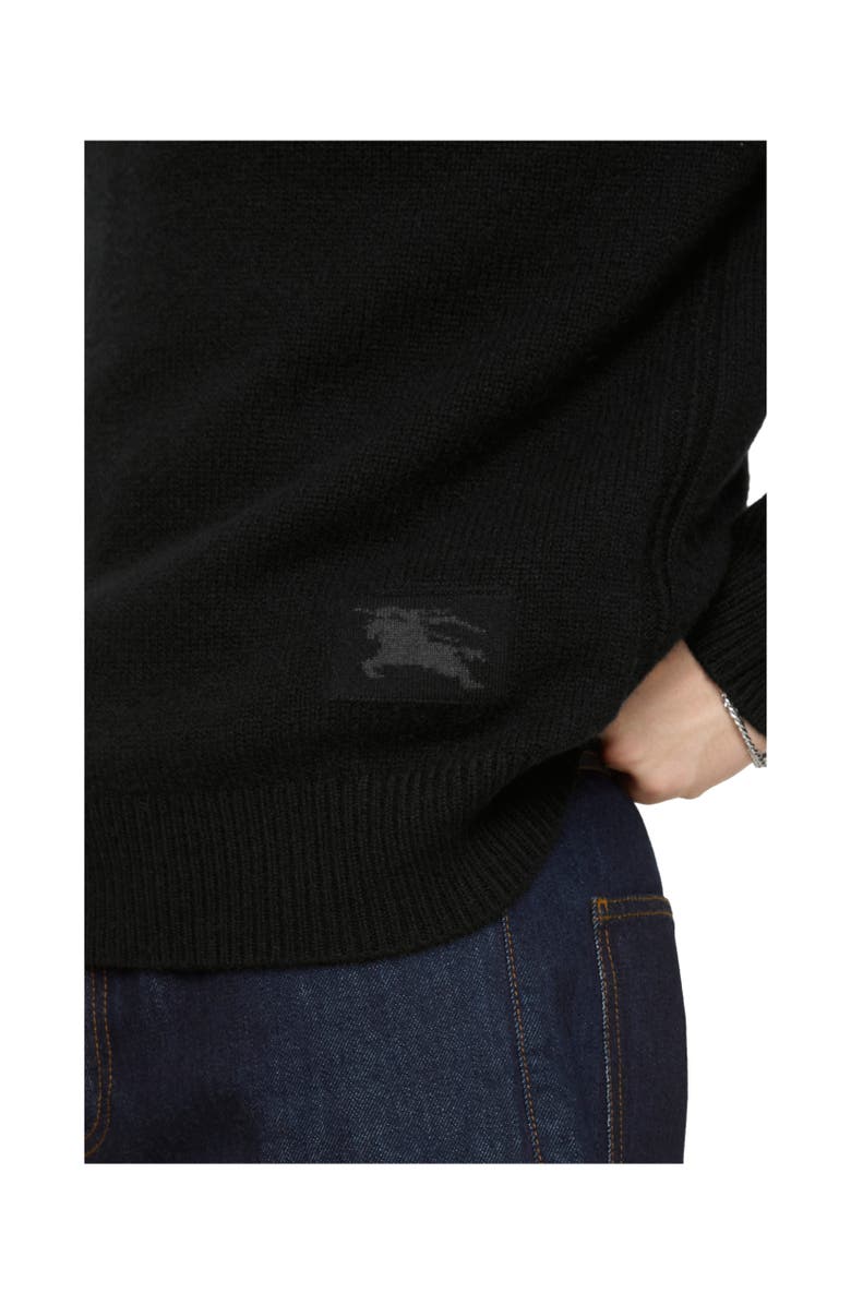 Burberry Cashmere Sweater, Alternate, color, Black