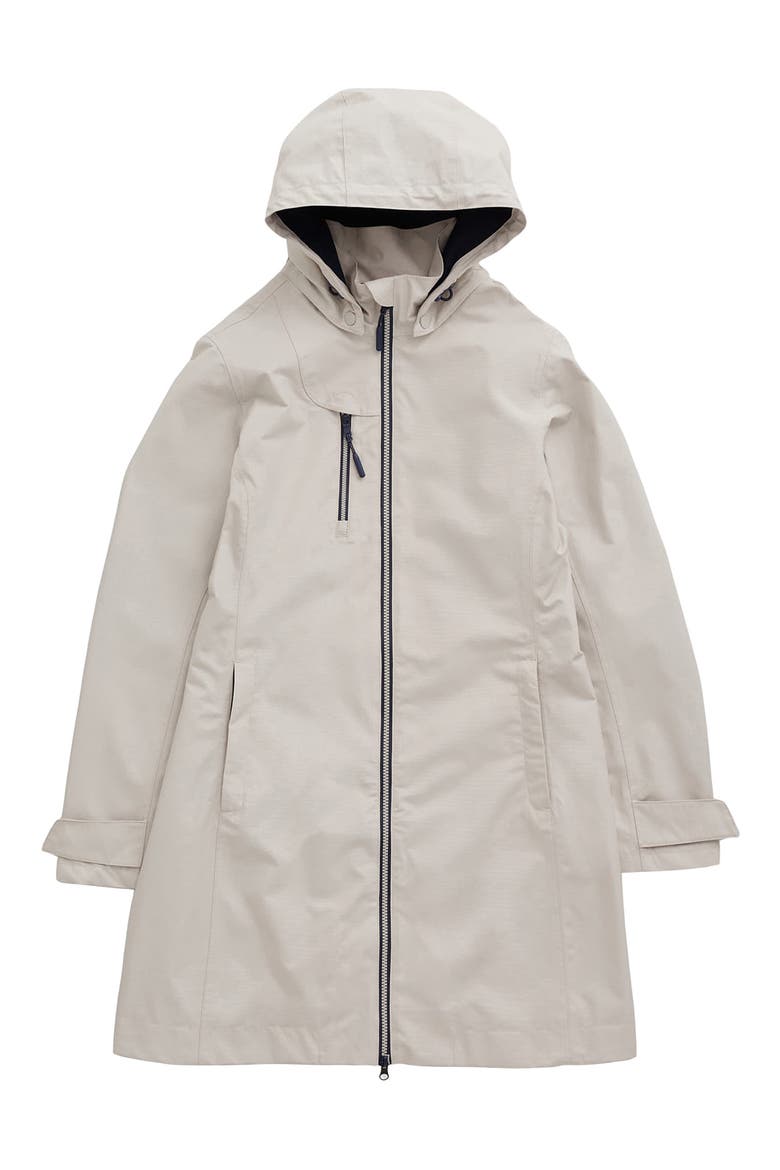 Coverack Waterproof Organic Cotton Blend Coat, Alternate, color, DRIFTWOOD