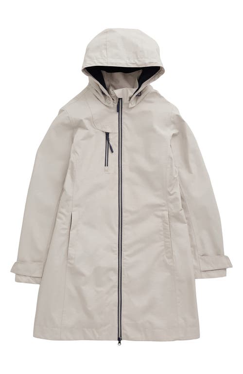 Seasalt Cornwall Coverack Waterproof Organic Cotton Blend Coat In Driftwood