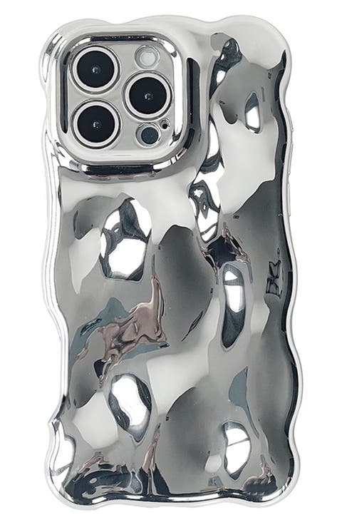 Chrome Bubbles iPhone 16 Pro Case