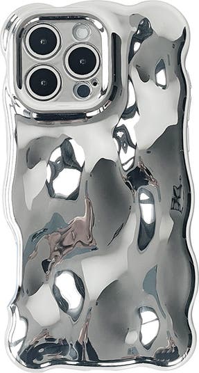 Chrome Bubbles iPhone 16 Pro Max Case