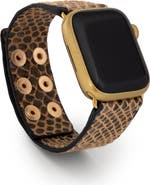 SAACHI Snakeskin Faux Leather Apple Watch® Watchband