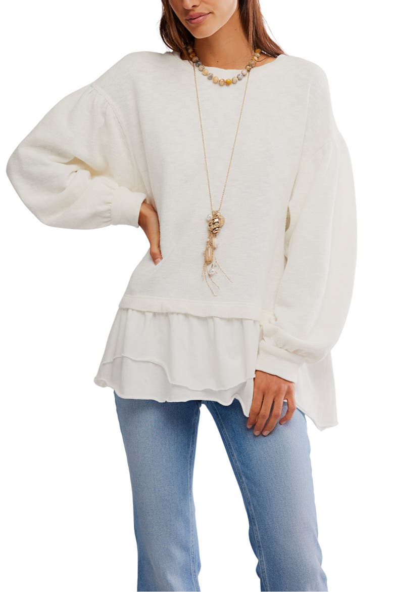 トップス maddie Vintage sheerpinkoversizedshirt Maddie Oversize Cotton Top (Women) | Nordstrom