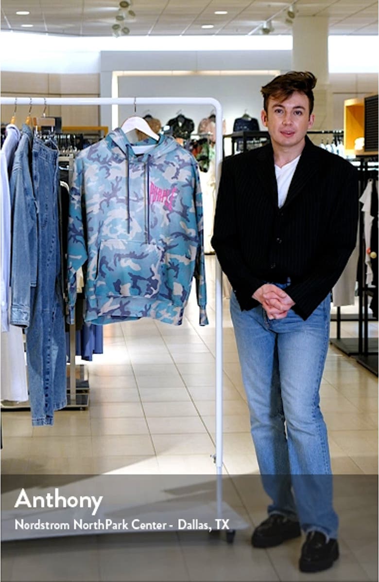 Camo Print Cotton Hoodie, sales video thumbnail