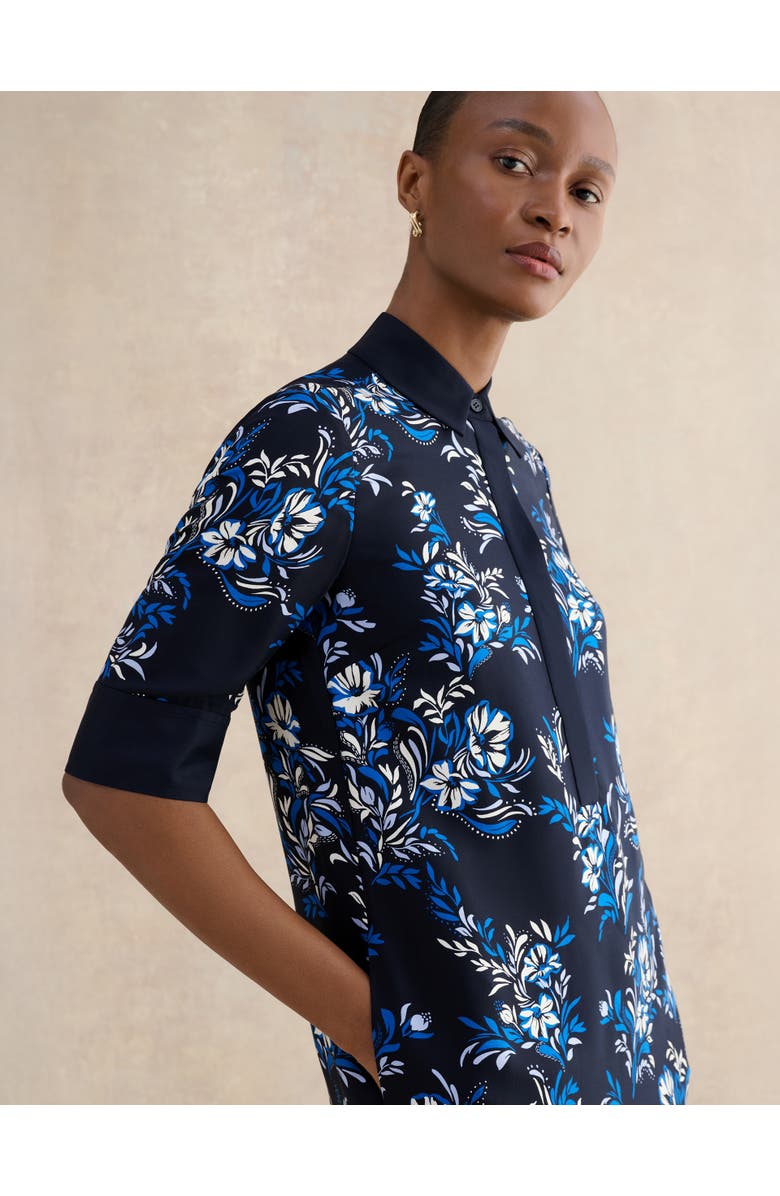 HOBBS LONDON Marciella Dress, Alternate, color, Navy Multi