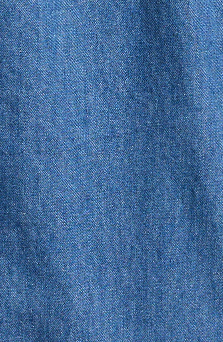 MILES THE LABEL Kids' Cotton Chambray Shorts, Alternate, color, Blue Denim