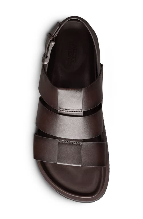 Allen Edmonds Damien Fisherman Sandal In Espresso