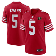Nike Men's Nike Mike Evans Scarlet San Francisco 49ers 80th Anniversary Game Jersey