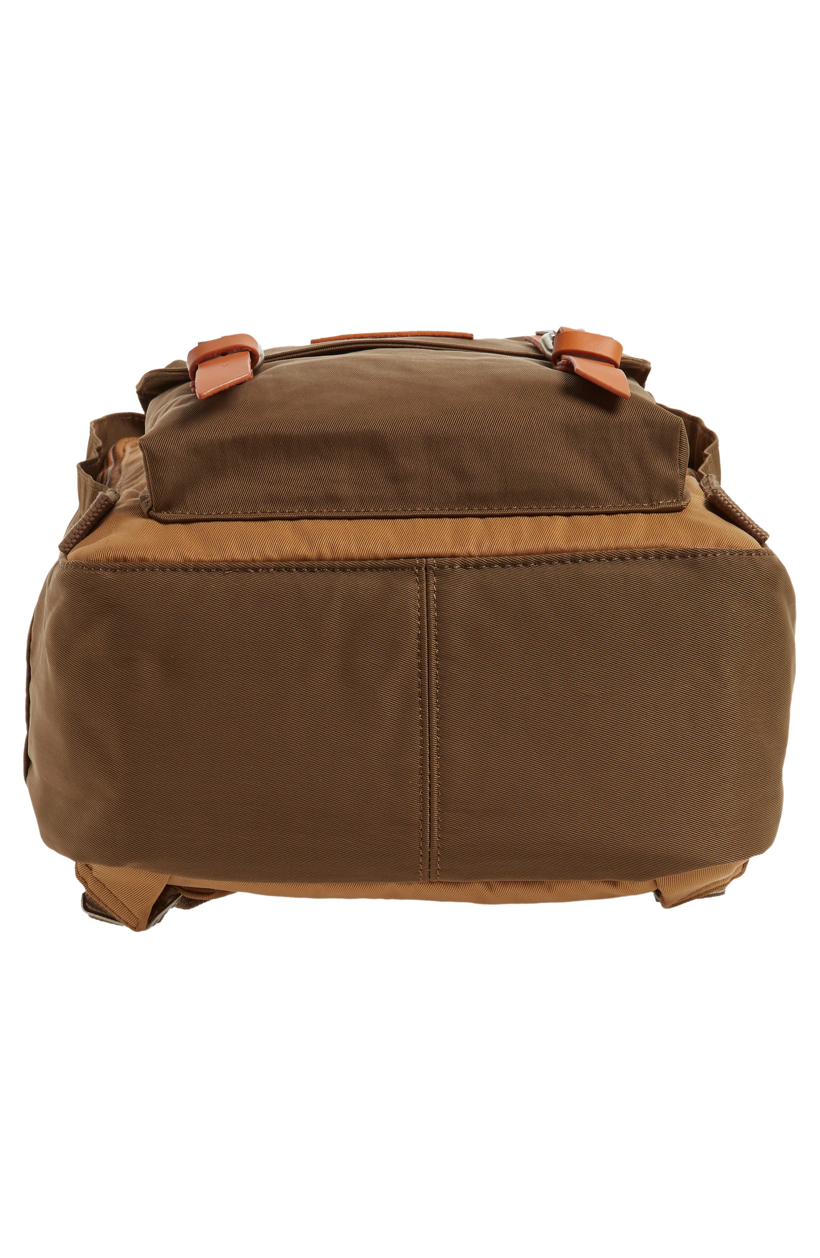 Macaroon Colorblock Backpack, Alternate, color, KHAKI/ ARMY