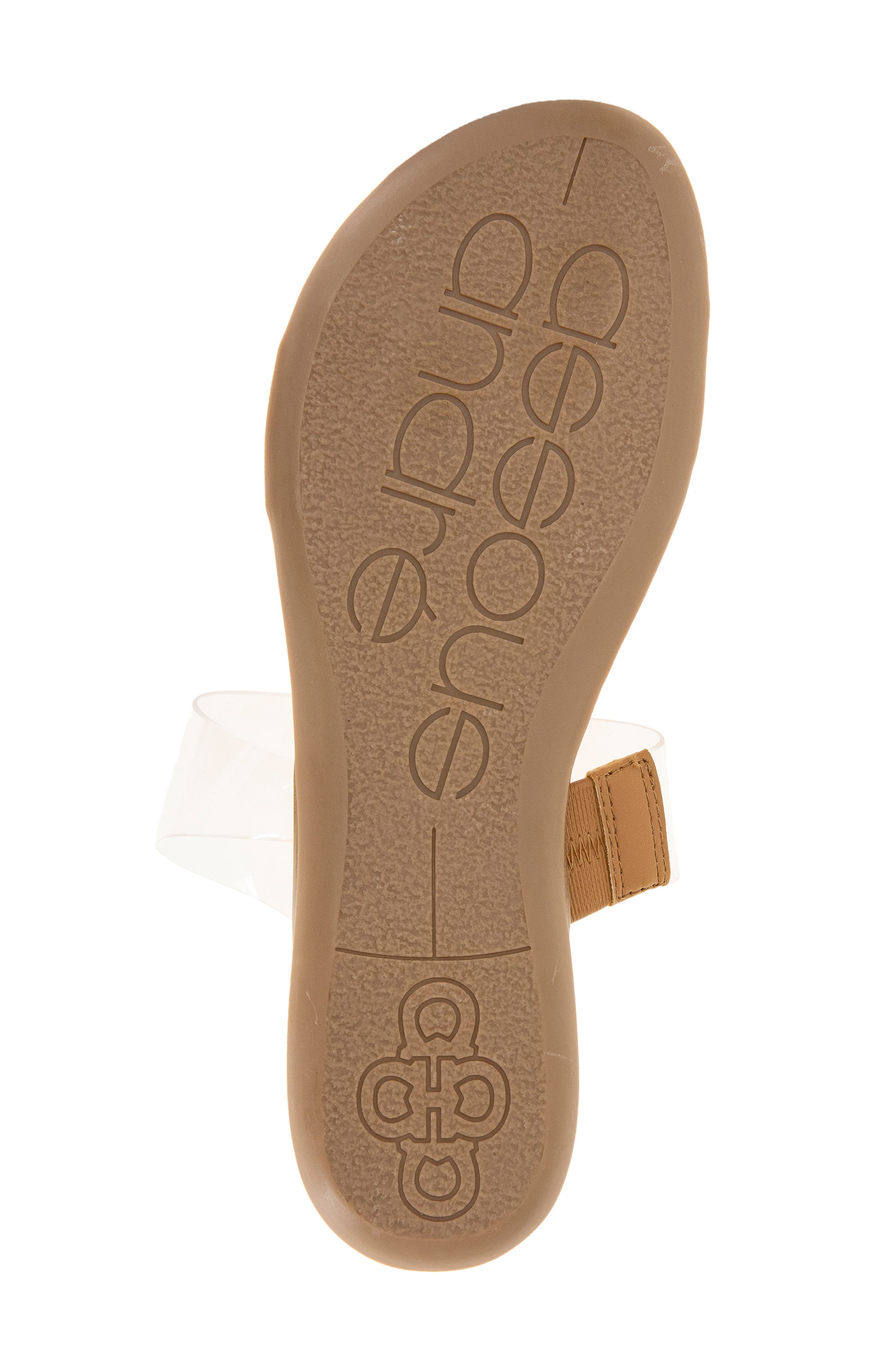 André Assous Nabila Flat Sandal, Alternate, color, Clear