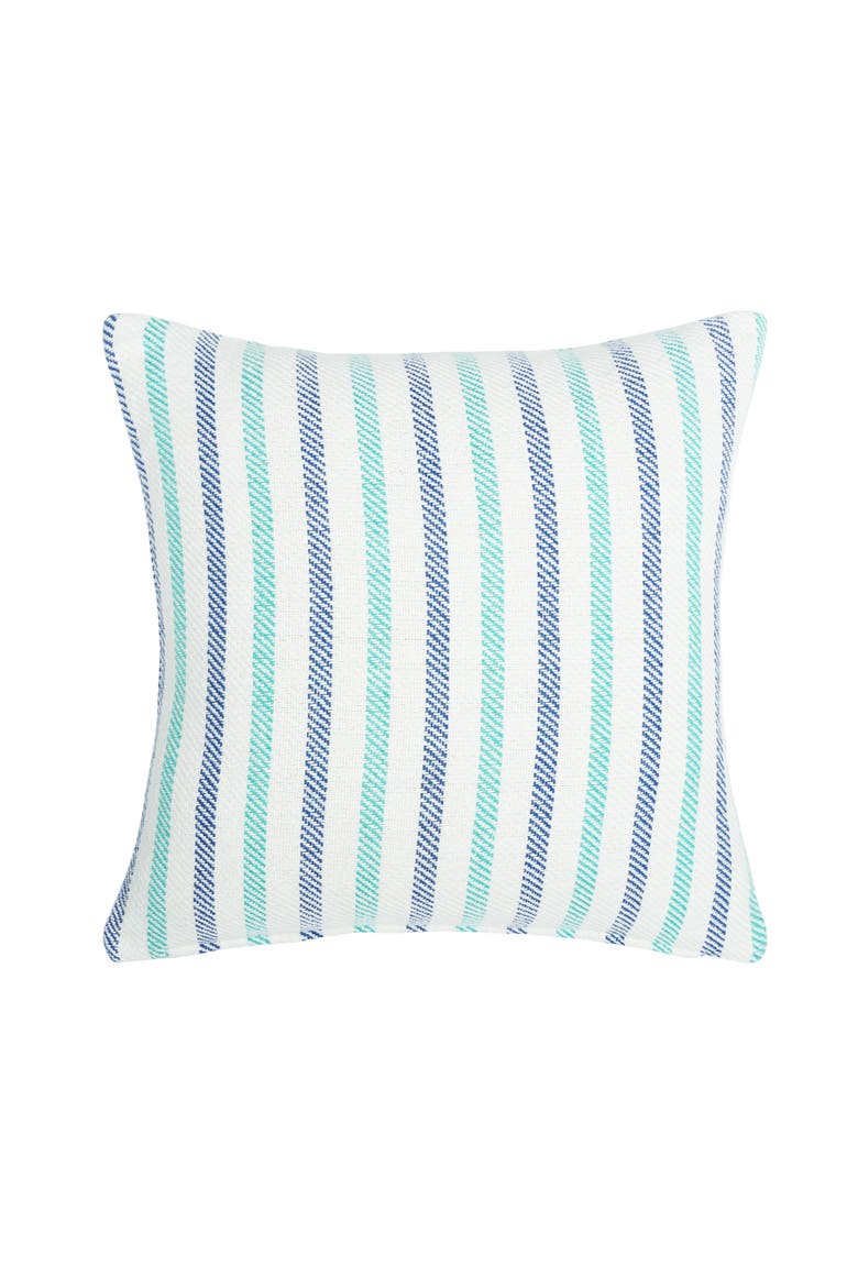 Lakeview Stripe Woven Accent Pillow 18" x 18", Main, color, Blue