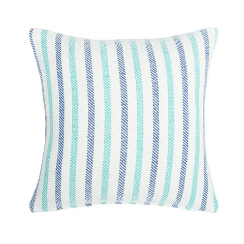 Lakeview Stripe Woven Accent Pillow 18" x 18"