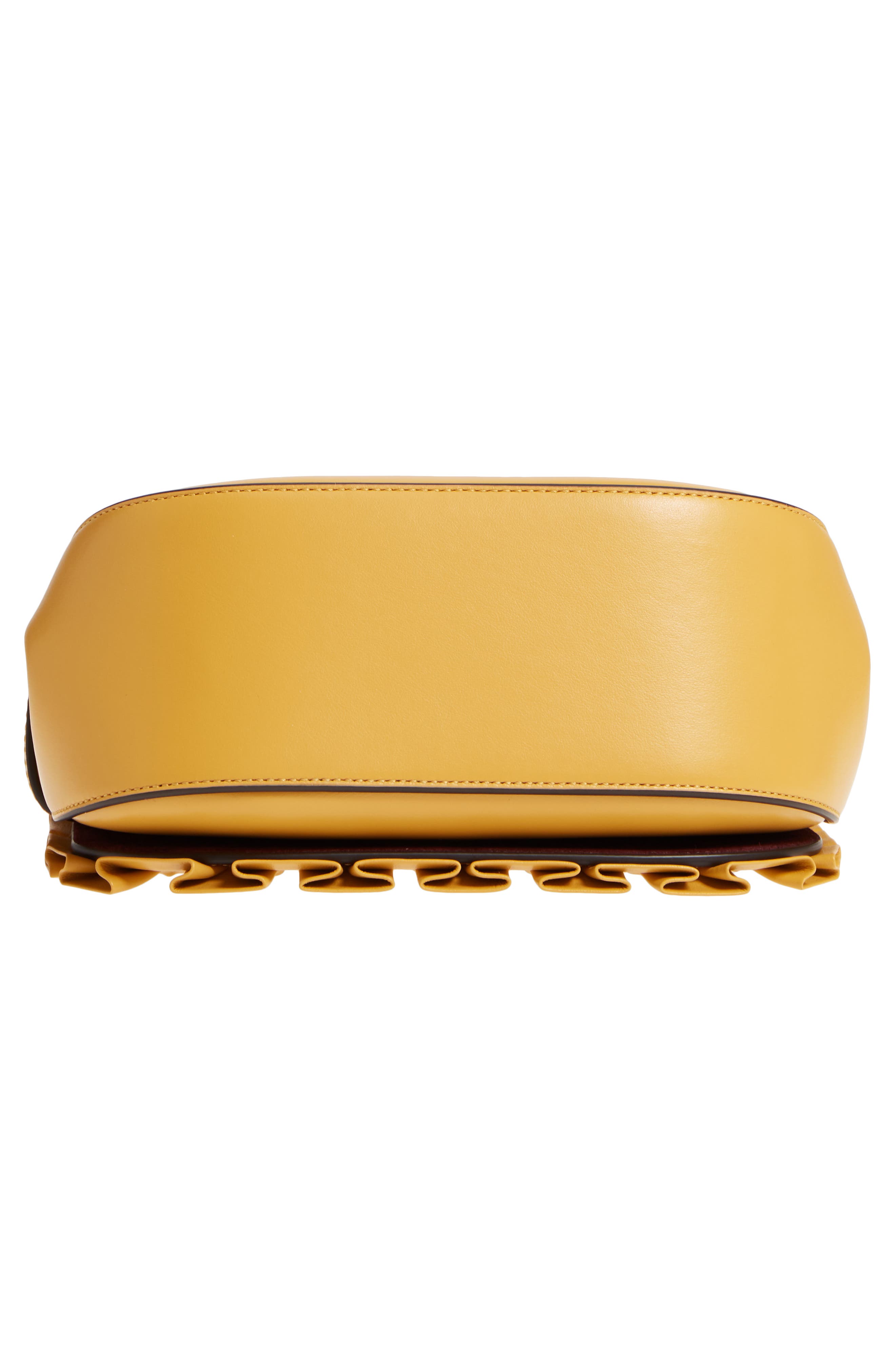 Mini Amberley Leather Crossbody Bag, Alternate, color, EARTH YELLOW