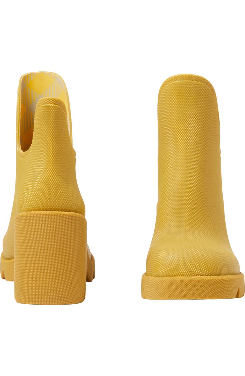 Burberry Marsh Textured Ankle Boot, Alternate, color, Manilla