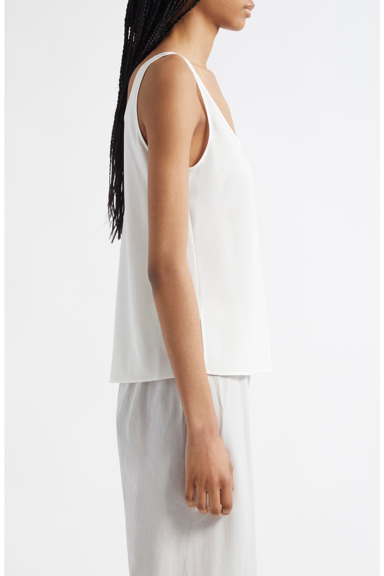 Bias Stretch Silk Tank, Alternate, color, OFF WHITE