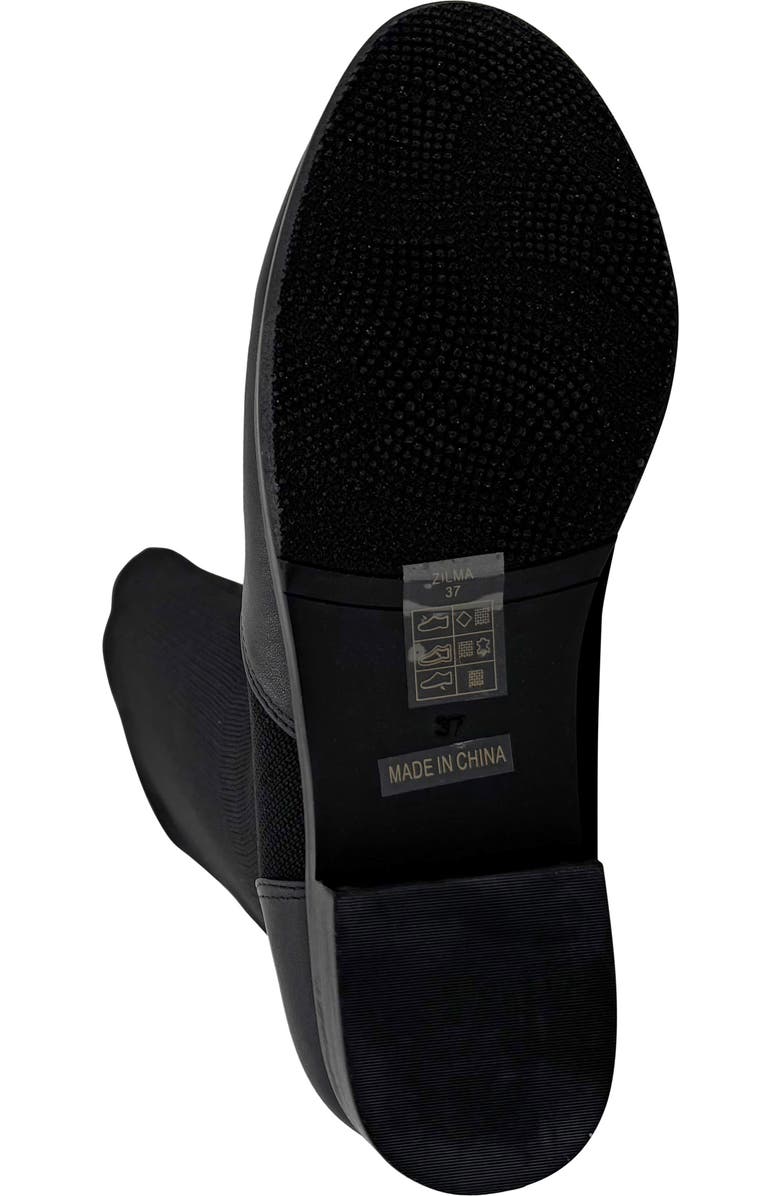 CHELSEA CREW Zilma Tall Boot, Alternate, color, Black Pu