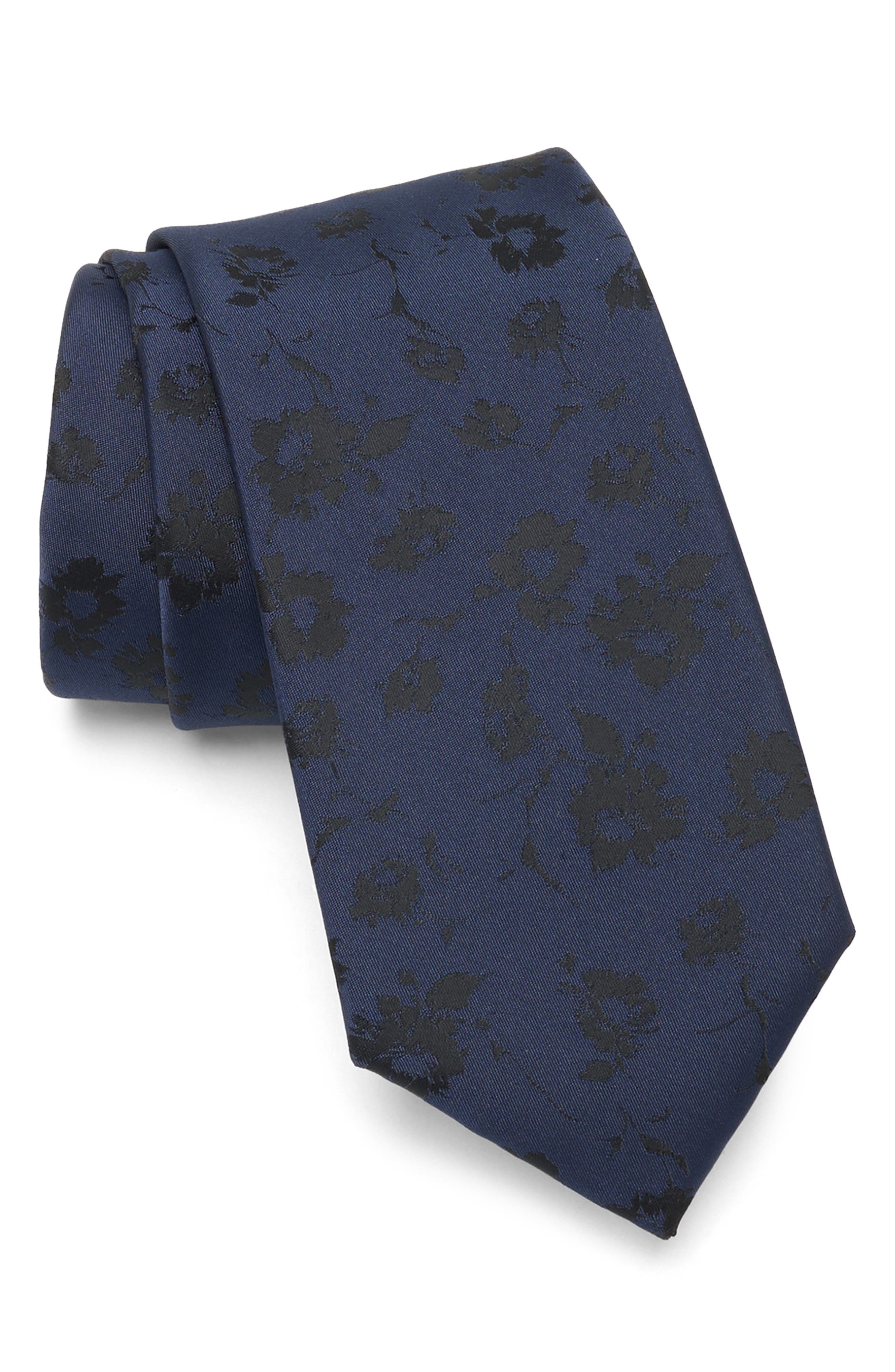 Floral Woven Tie