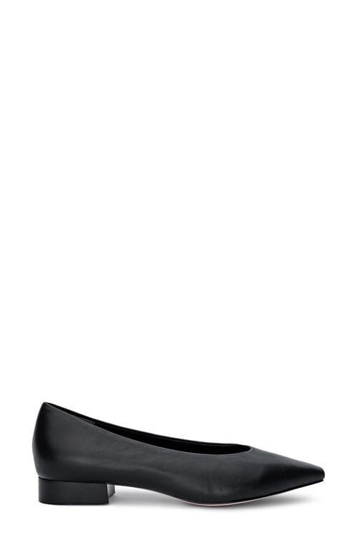 L'agence Suzanne Pointed Toe Flat In Black