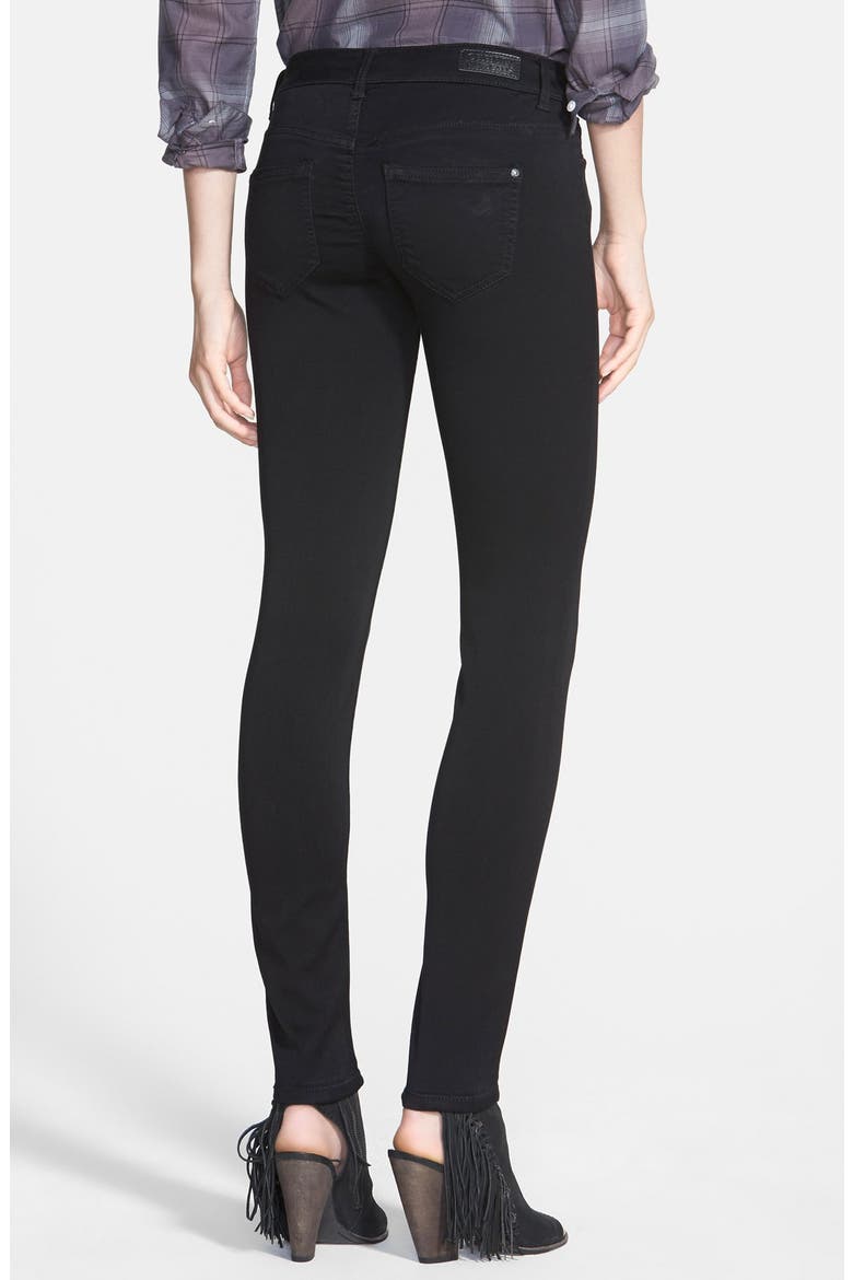 Supersoft Denim Leggings, Alternate, color, BLACK RINSE