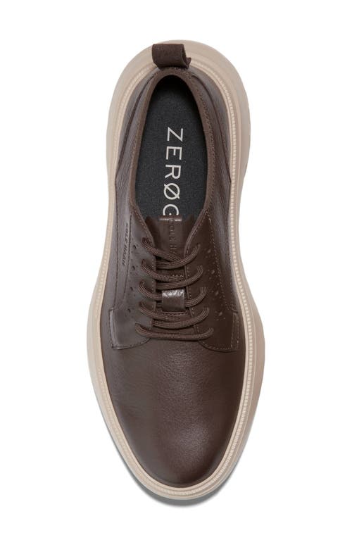 Cole Haan Zerogrand Plain Toe Derby Sneaker In Brown