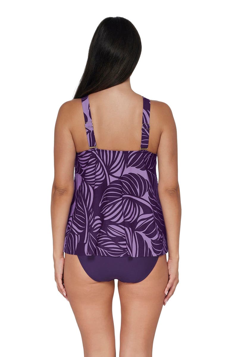 Sunsets Escape Sadie Tankini Swimsuit Top, Alternate, color, Mystic Palms