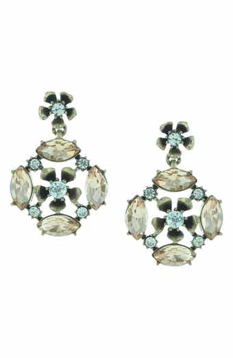 Gold Plated Ally Crystal Earrings