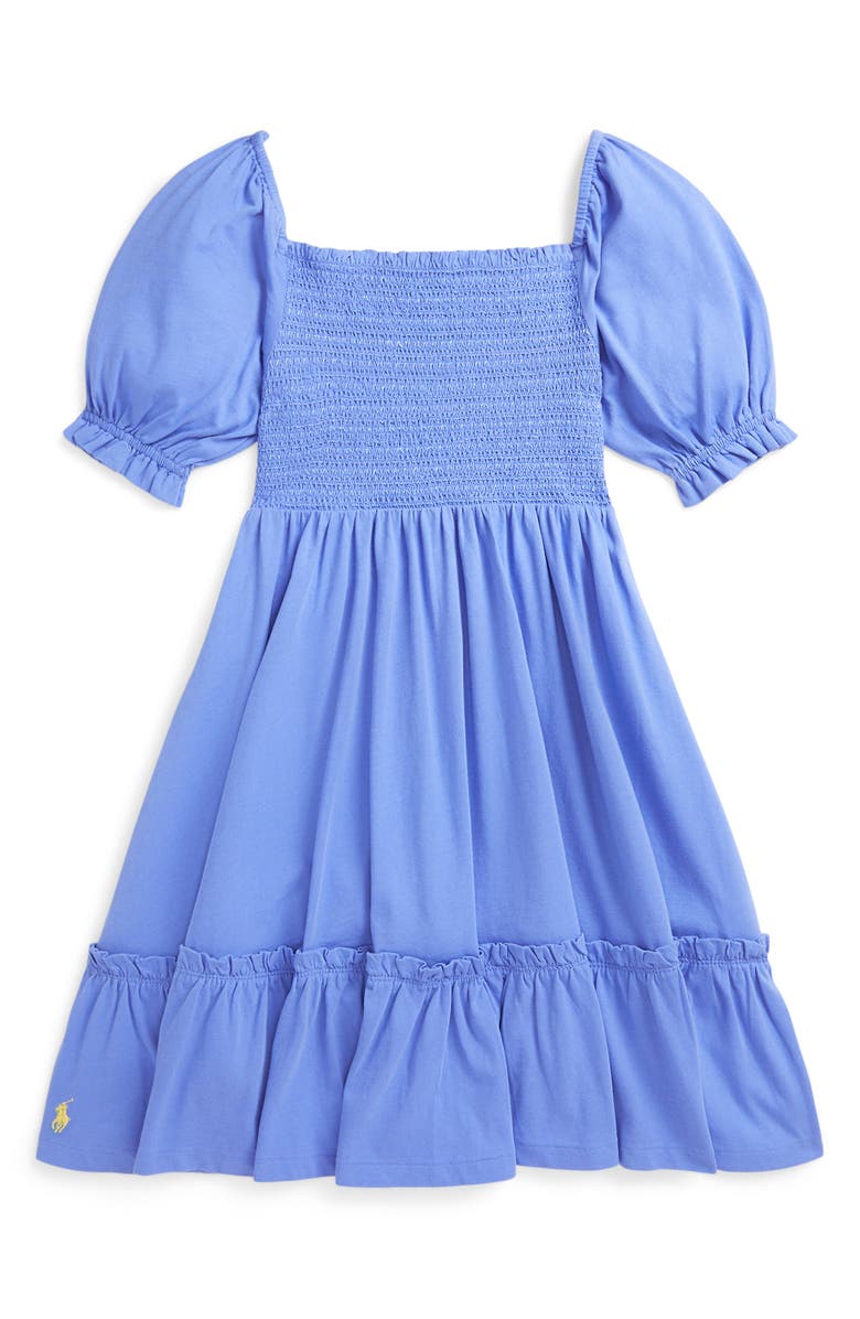 Polo Ralph Lauren Kids' Smocked Cotton Jersey Sundress, Main, color, 